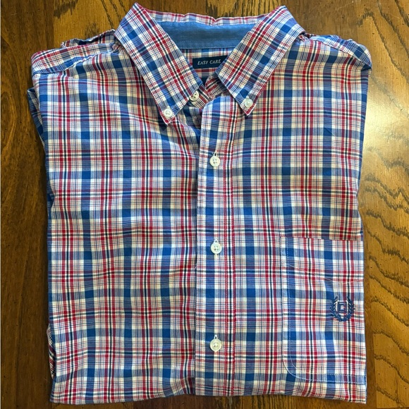 Chaps Other - Chaps Red and Blue Checkered Button Down Shirt